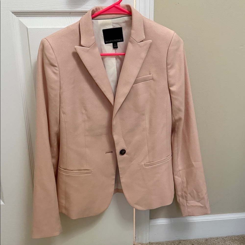 Banana Republic Light Pink Blazer